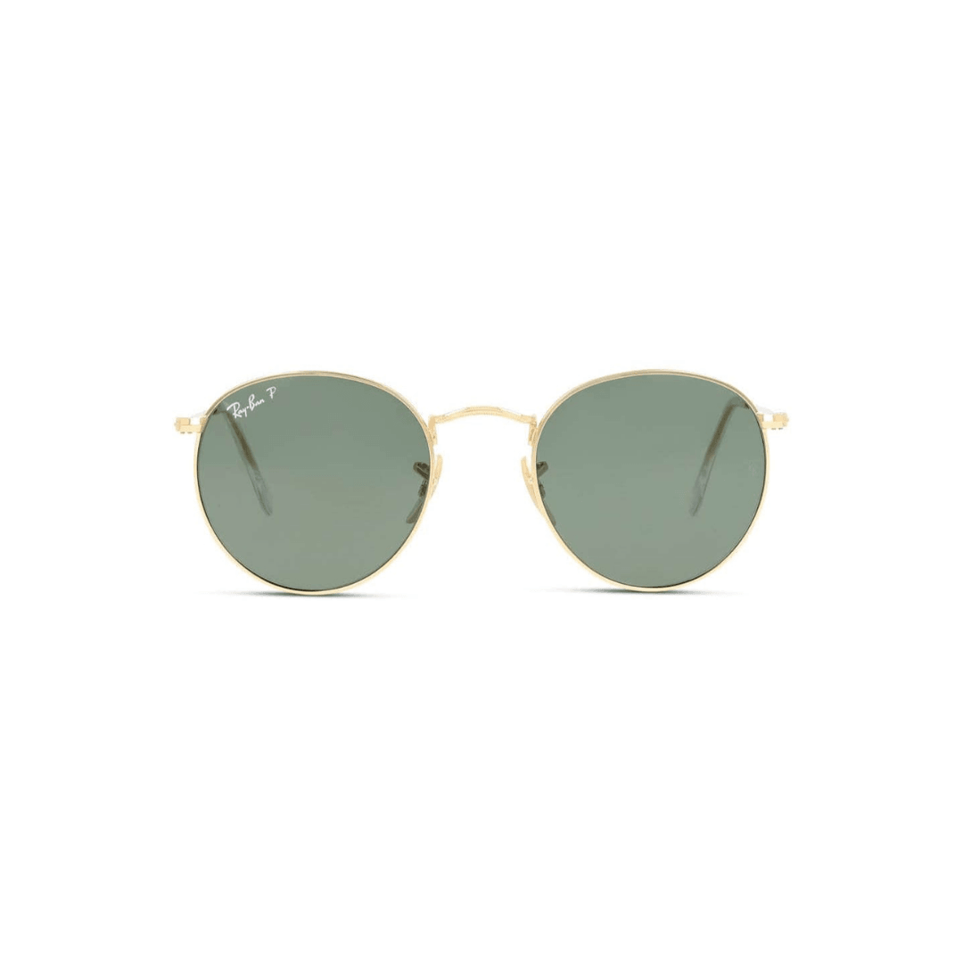 RB 3447 Round Metal - Rose Gold - Yeşil