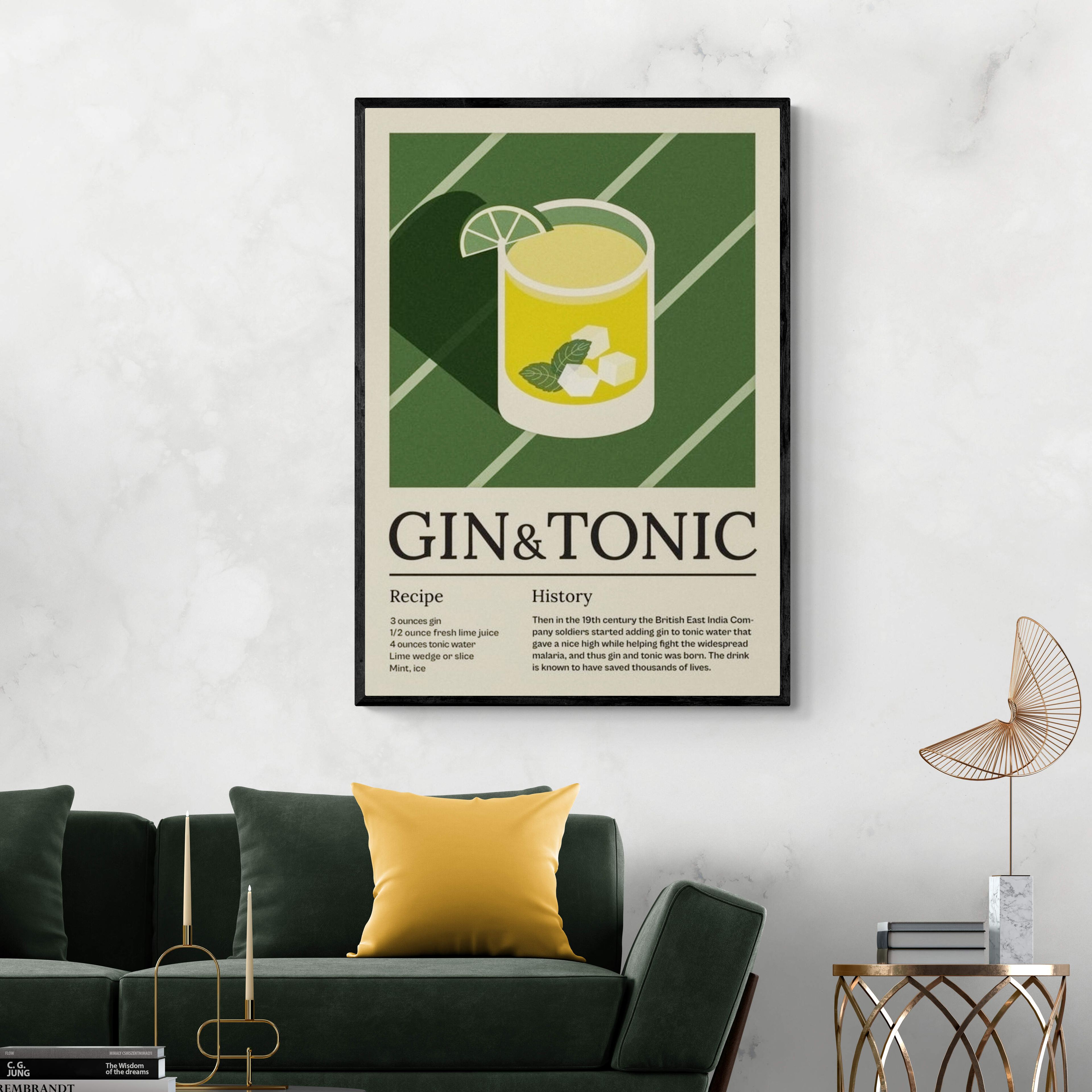 Gin Tonic - Kanvas Tablolar