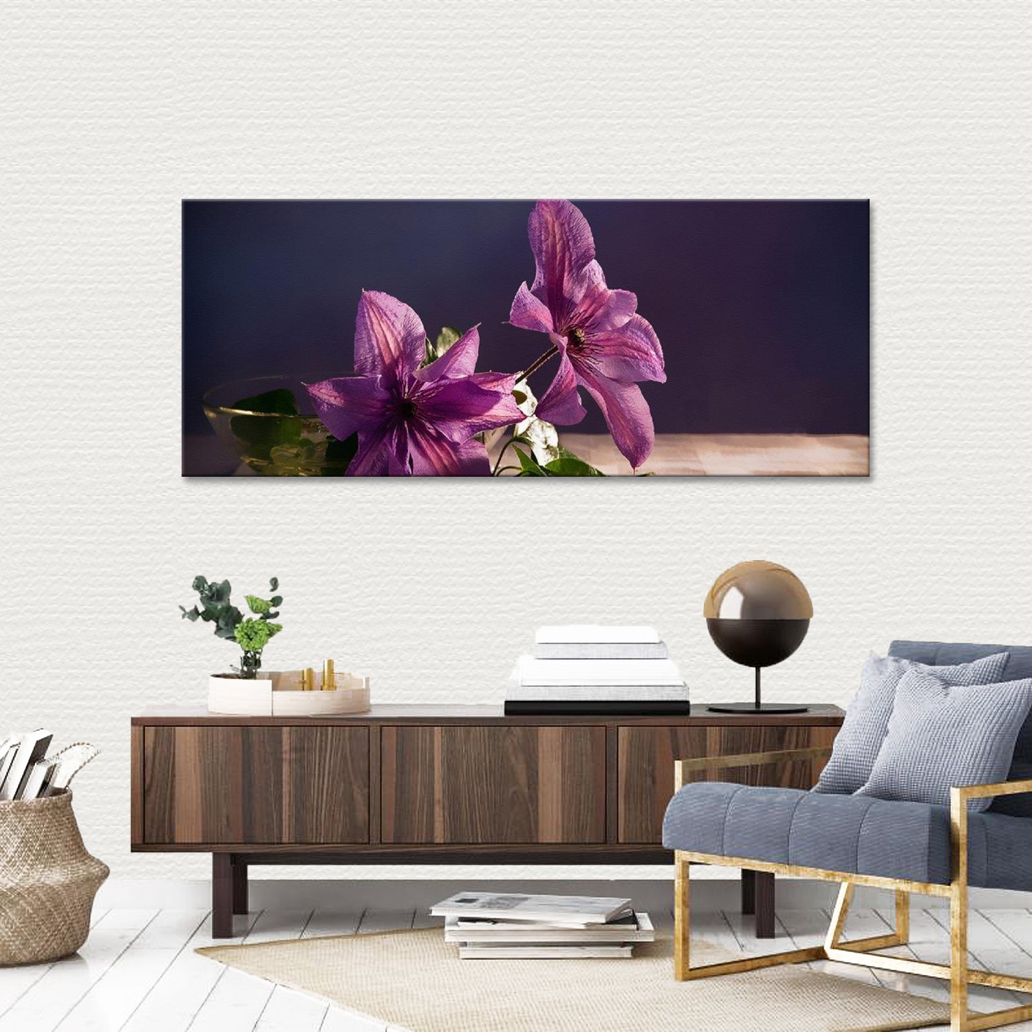 Purple Breeze - Canvas Paintings