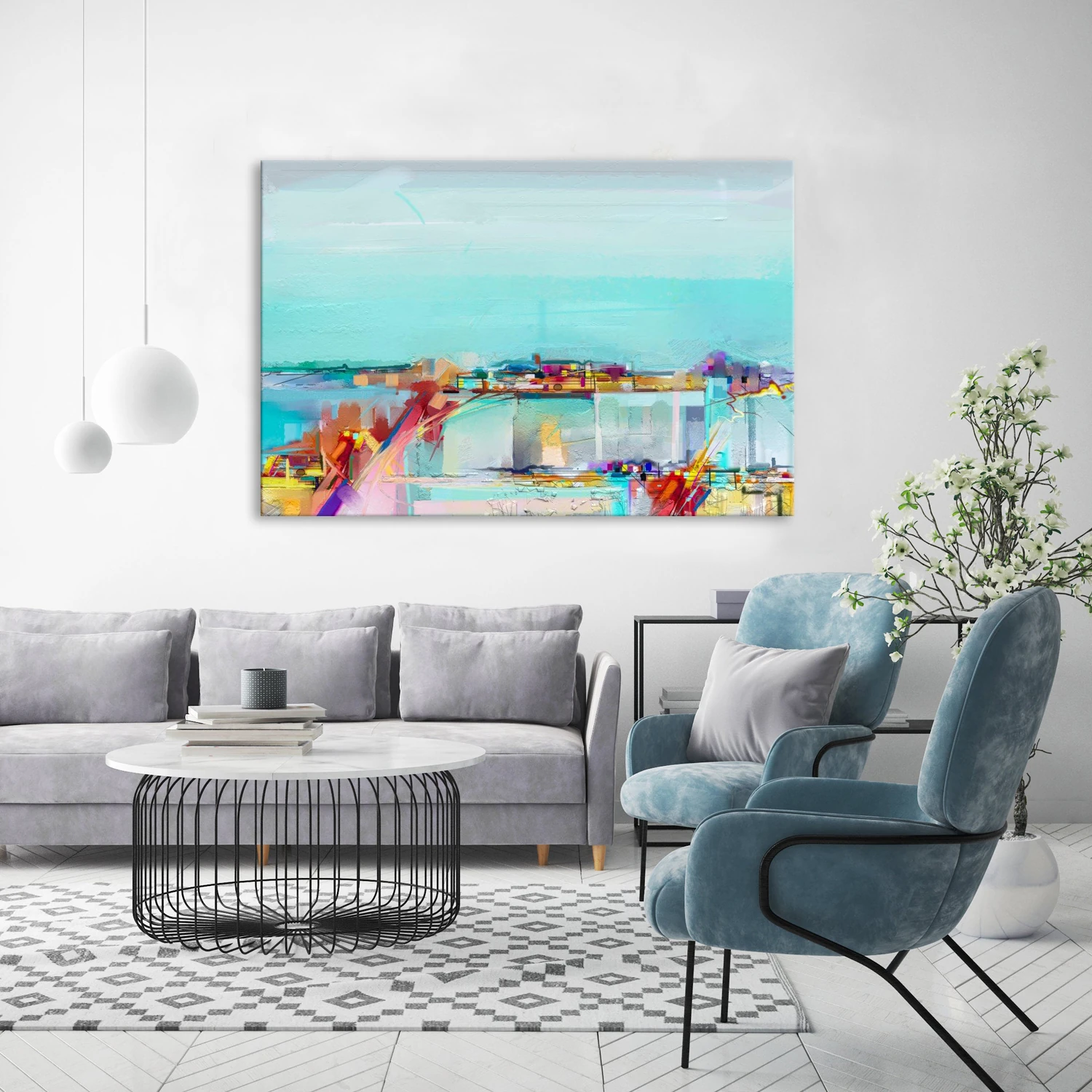 Renklerin Işıltısı - Kanvas Tablolar