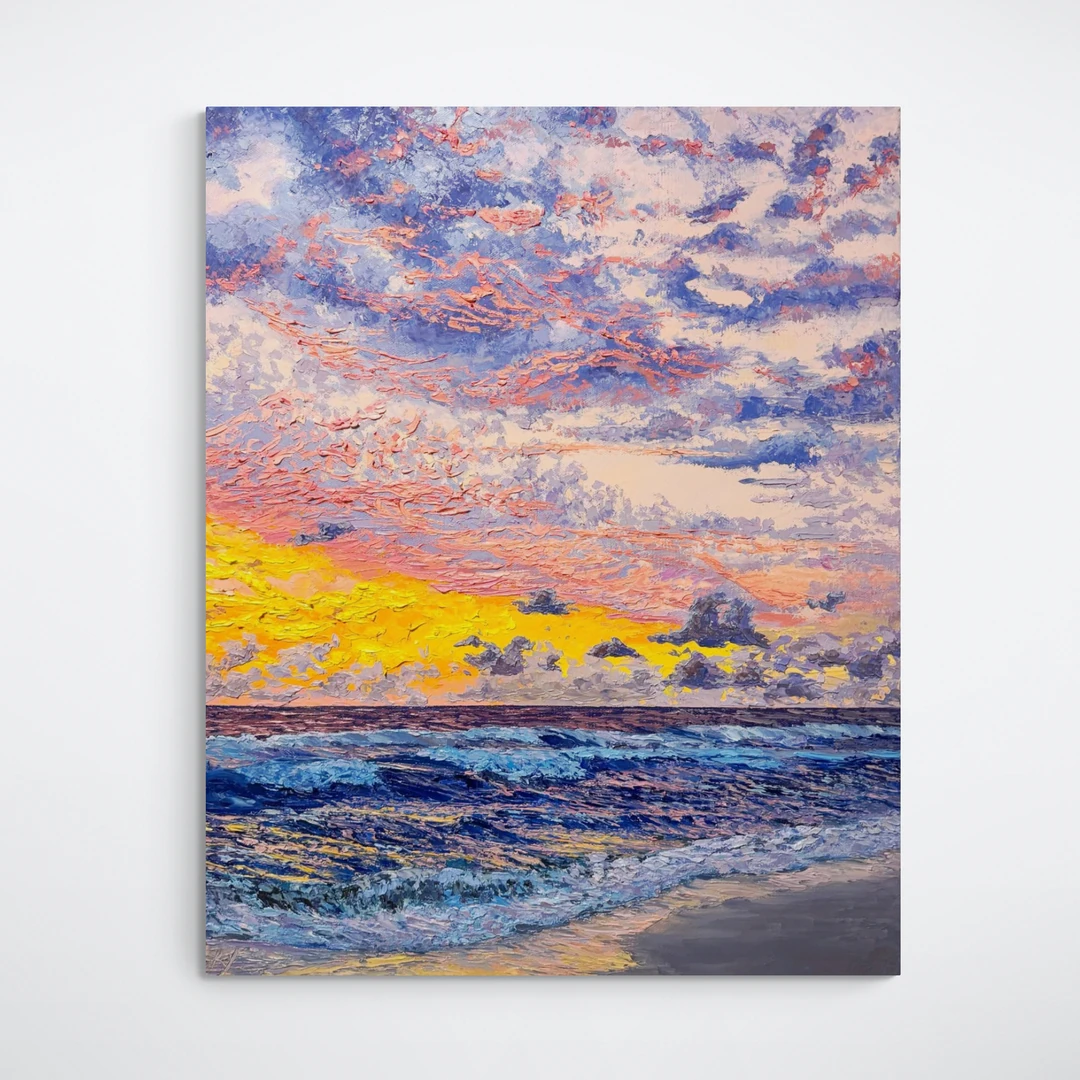 Okyanus Sahili - Yağlı Boya Tablolar