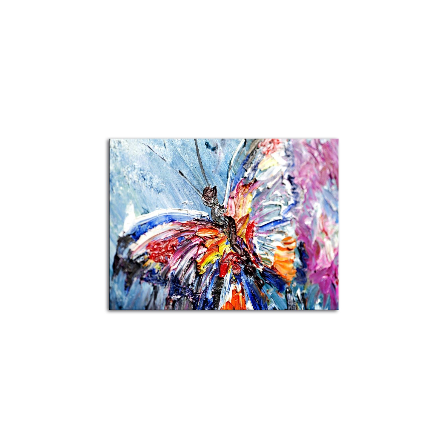 Colorful Butterfly - Canvas Paintings