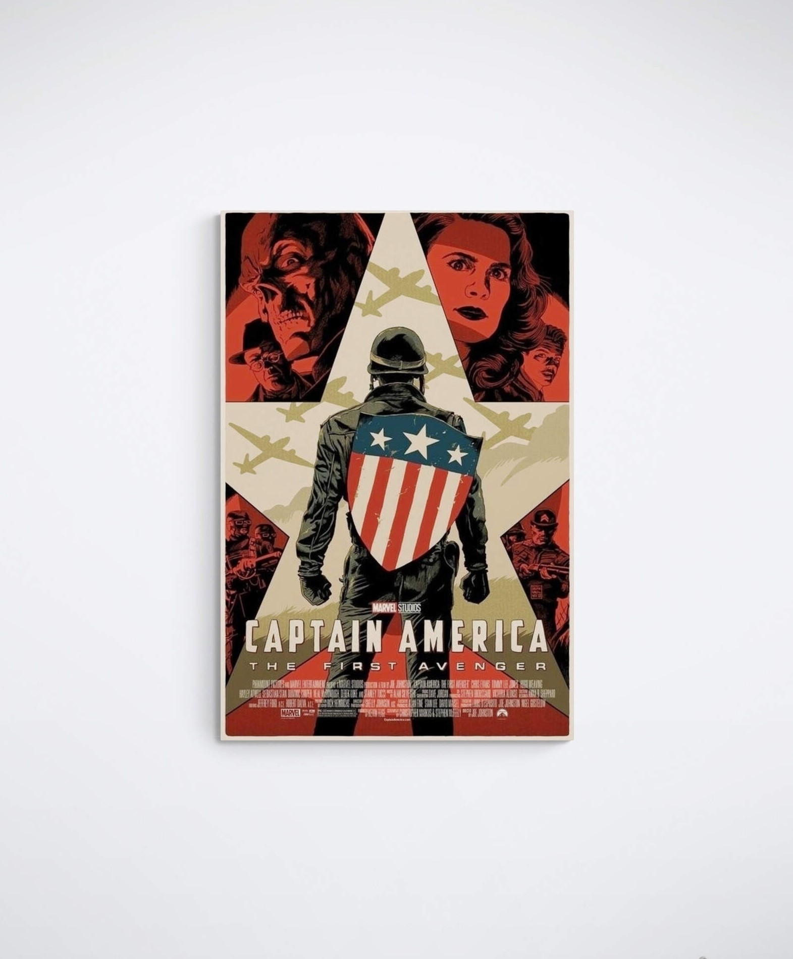 Captain America - Kanvas Tablolar