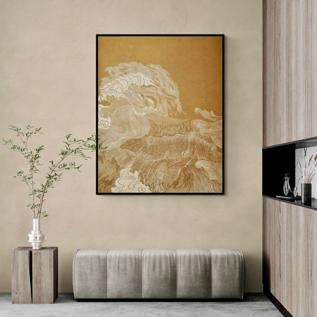 Altın Dalga - Yağlı Boya Tablolar