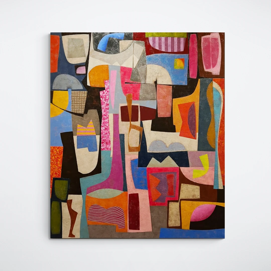 Etnik Soyutsallık - Yağlı Boya Tablolar