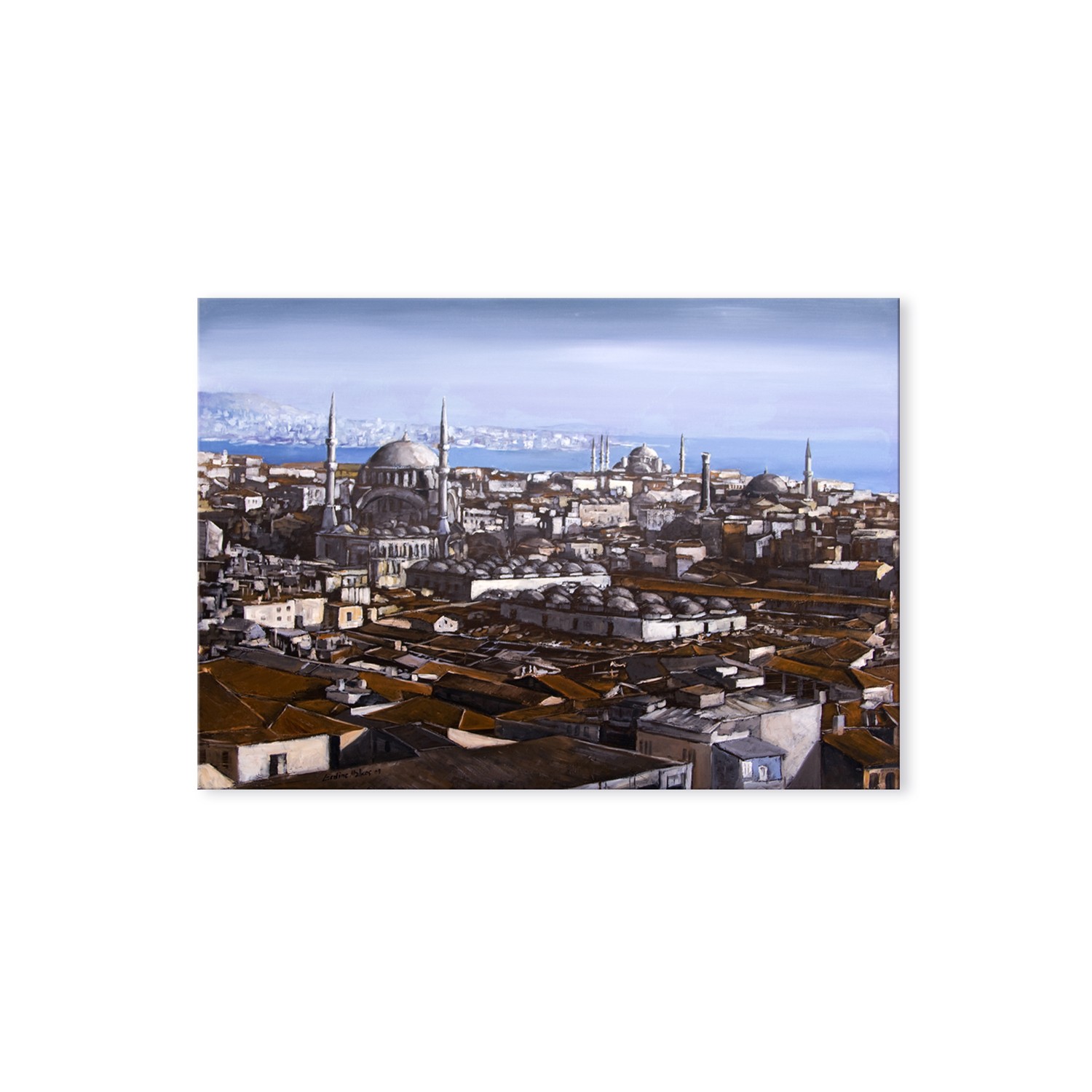 Istanbul View - Canvas Paintings