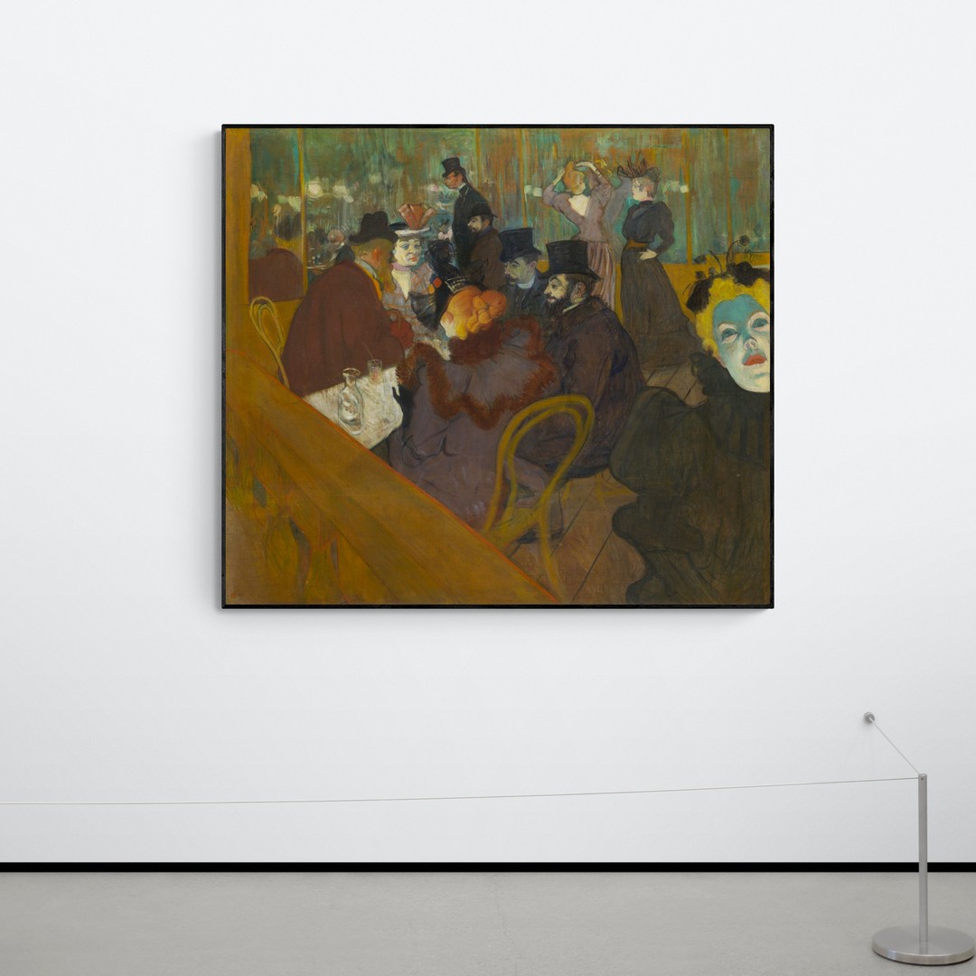 At the Moulin Rouge (1892–1895) - Henri de Toulouse-Lautrec