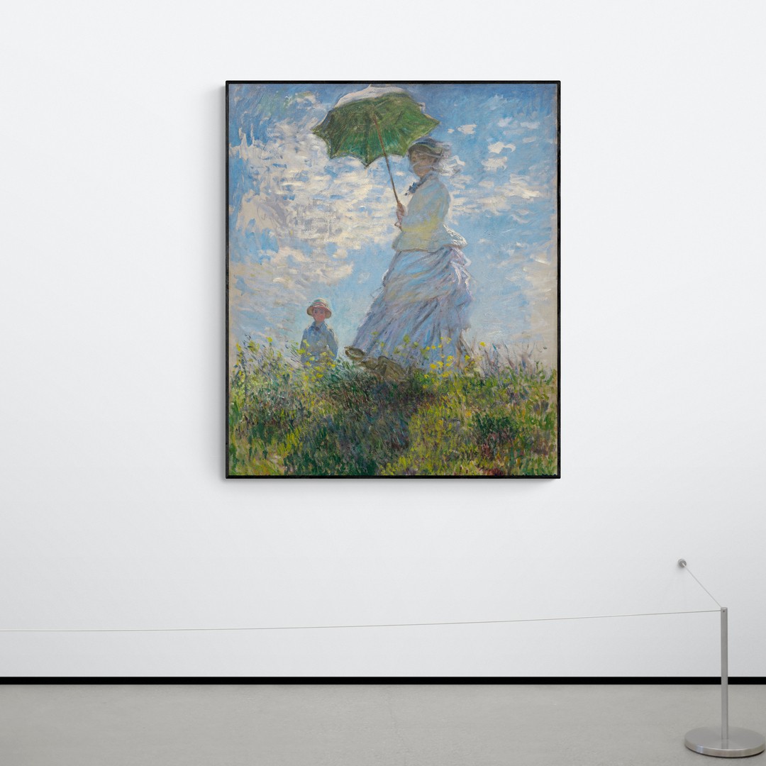 Woman with a Parasol (1875) - Claude Monet