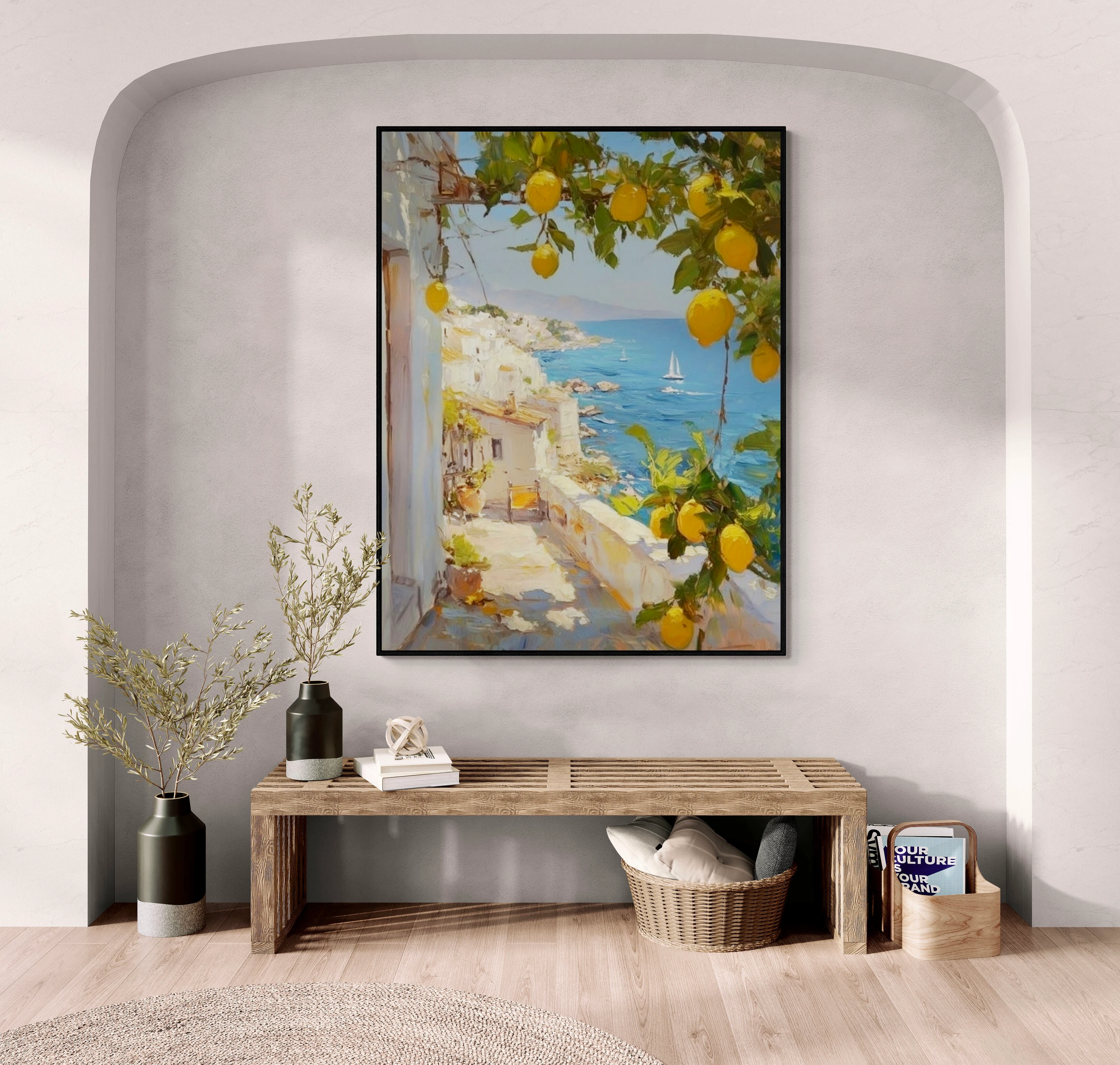 Limon Ağacı - Yağlı Boya Tablolar