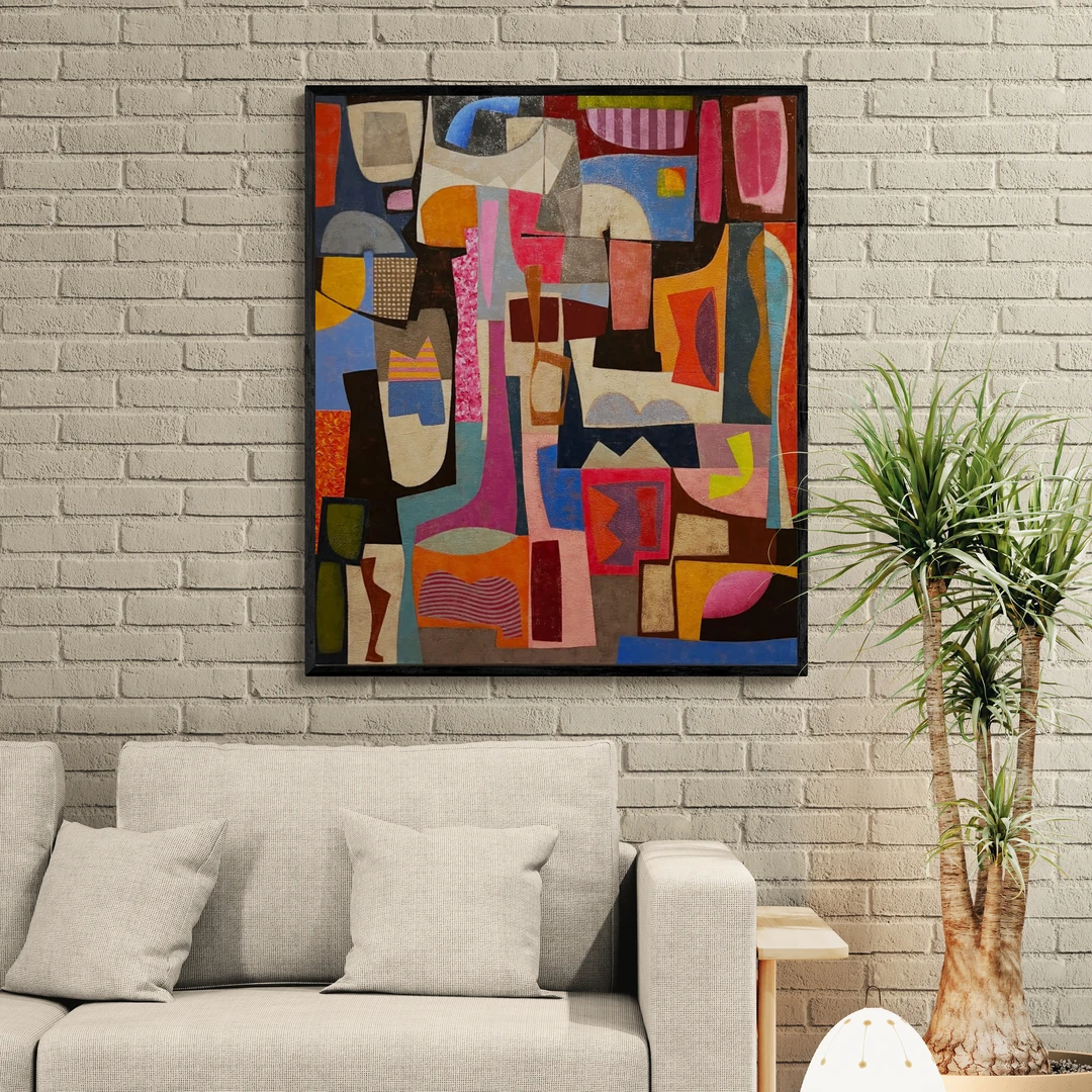 Etnik Soyutsallık - Yağlı Boya Tablolar