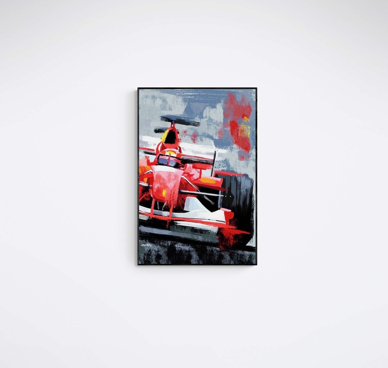 Ferrari F1 - Yağlı Boya Tablolar