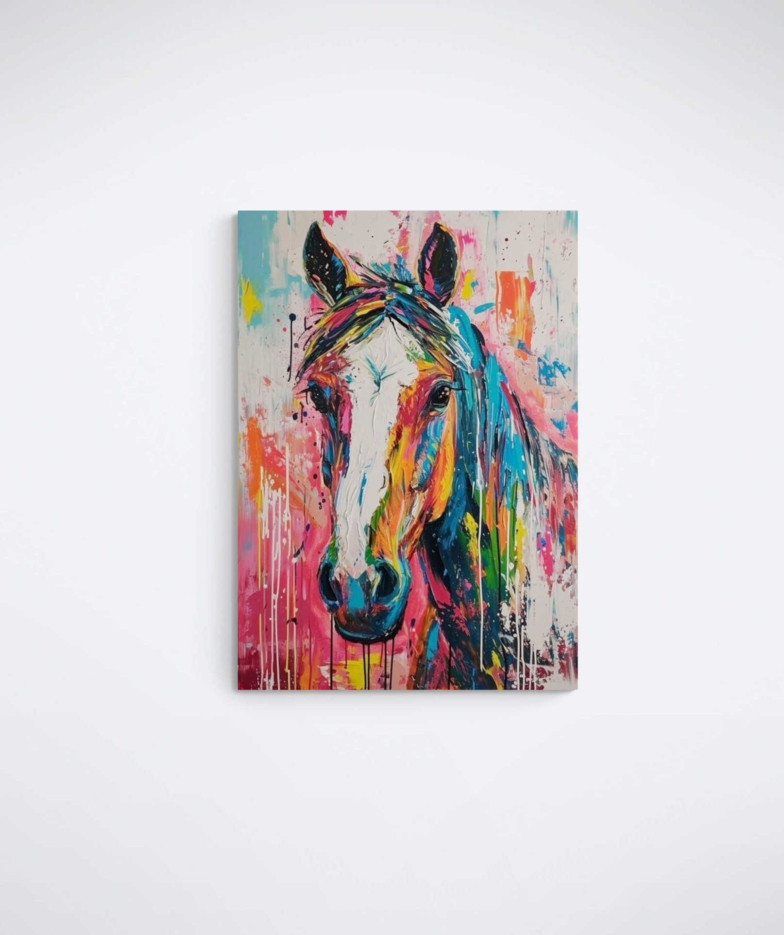 Colorful Horse - Oil Paintings