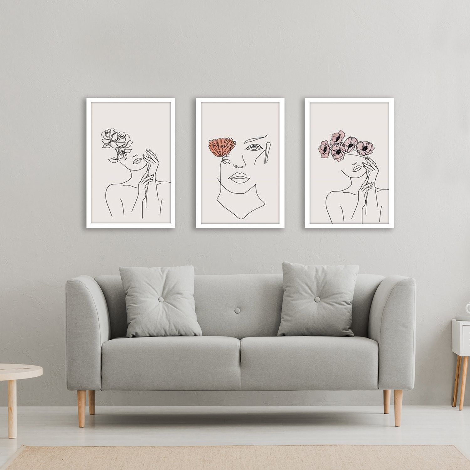 Women Portraits - Split Canvas Sets