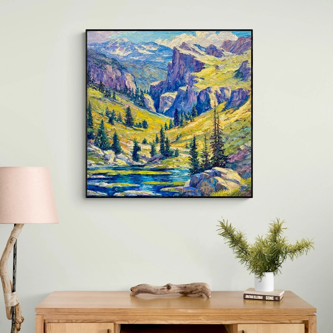 Dağ Etekleri - Yağlı Boya Tablolar