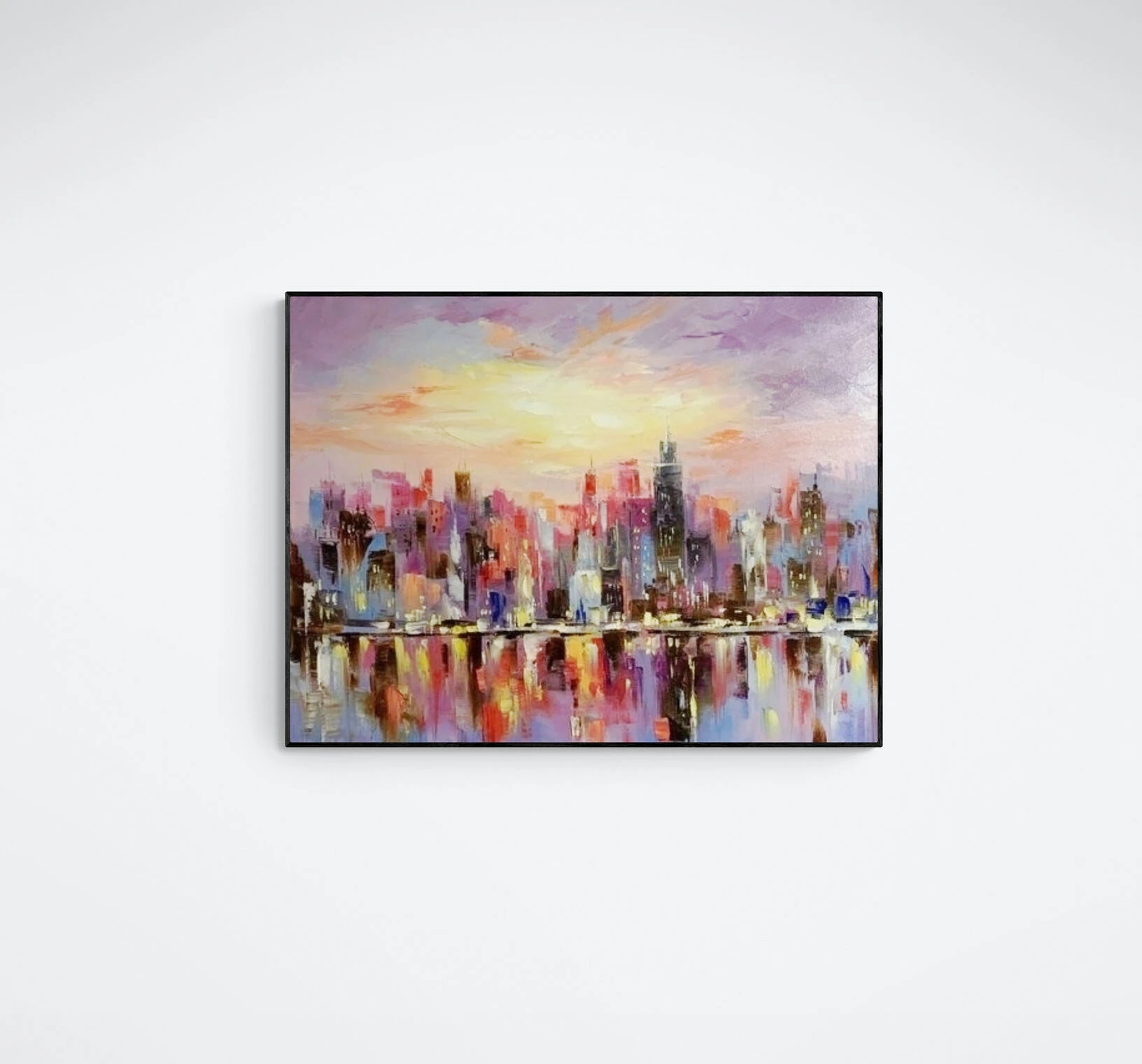 Renklerle Metropol - Yağlı Boya Tablolar