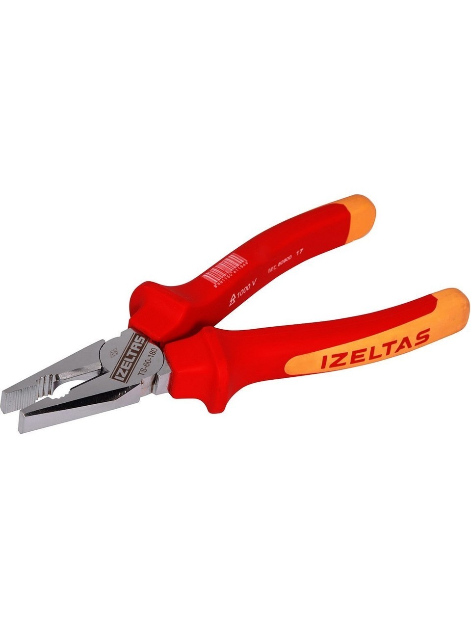 İzeltaş 1000V Izoleli Elektrikçi Kombine Pense 180 mm