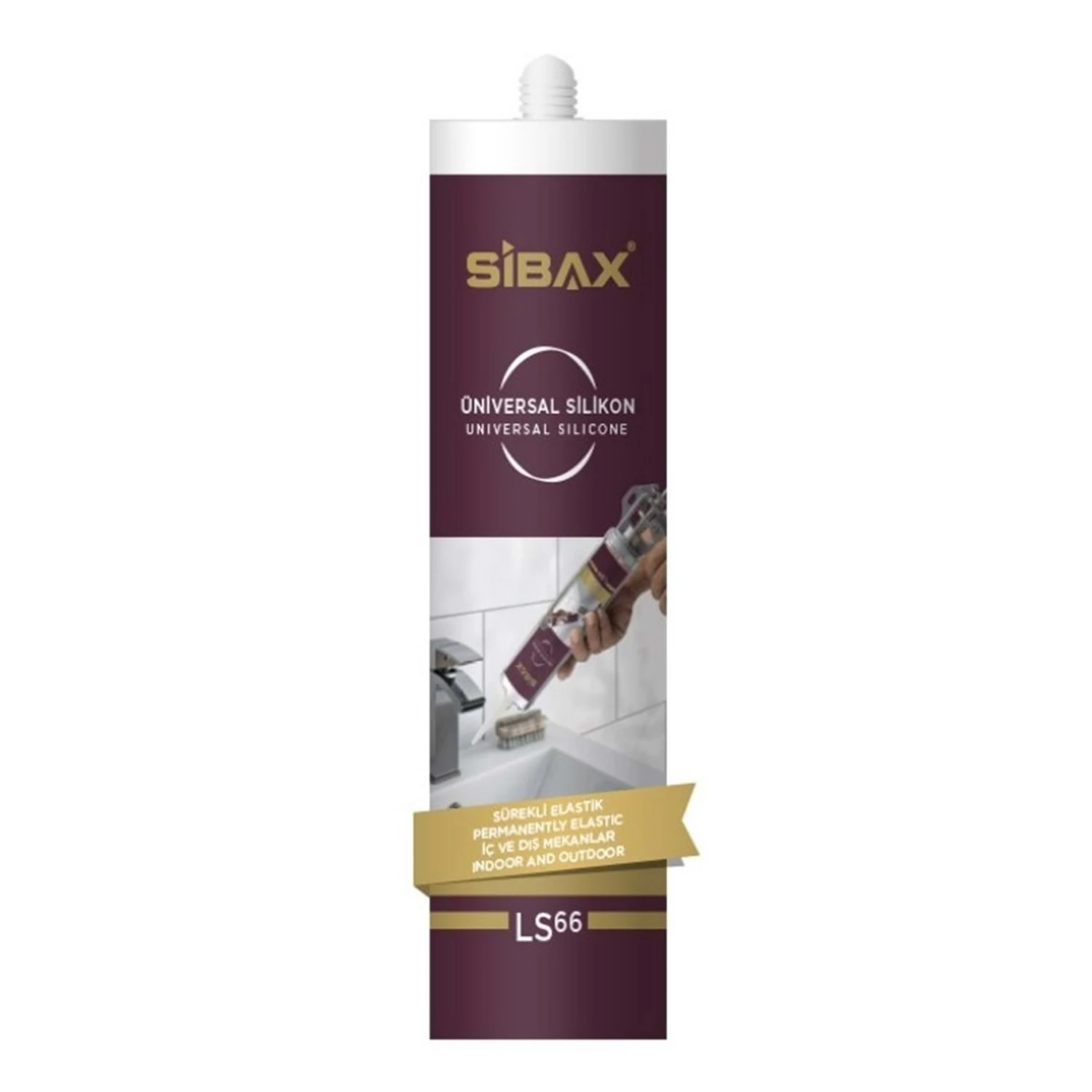 Sibax LS66 Sibax Üniversal Silikon 280gr BEYAZ