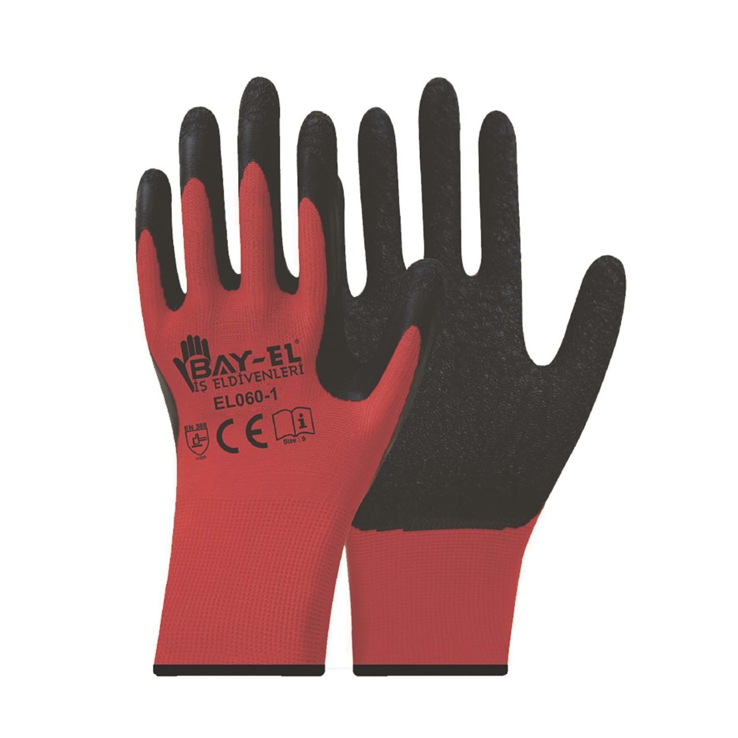 BAY-EL KIRMIZI LATEX ELDİVEN EXTRA EL165