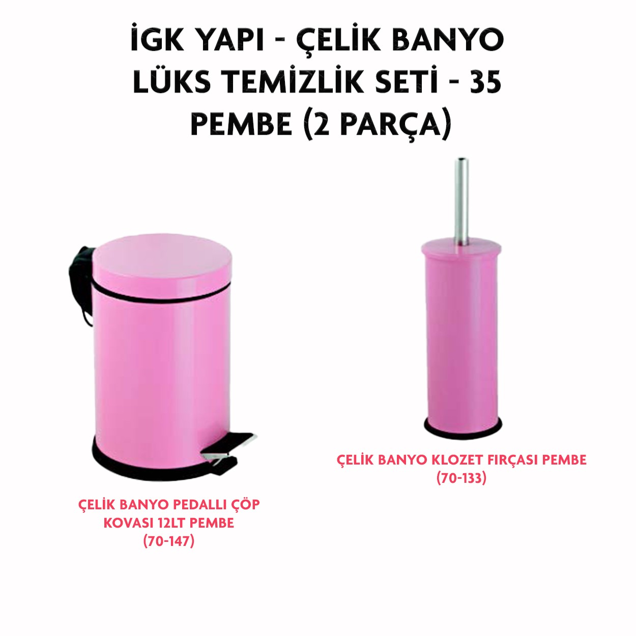 İGK YAPI - CLK Banyo Lüks Temizlik Seti - 35 (2 Parça)