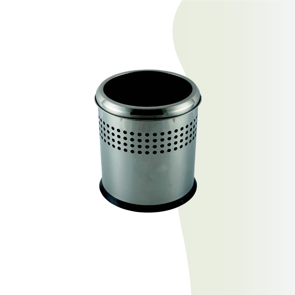 İGK YAPI | CLK Banyo Açık Delikli Çöp Kovası 5lt Gri (70-110)