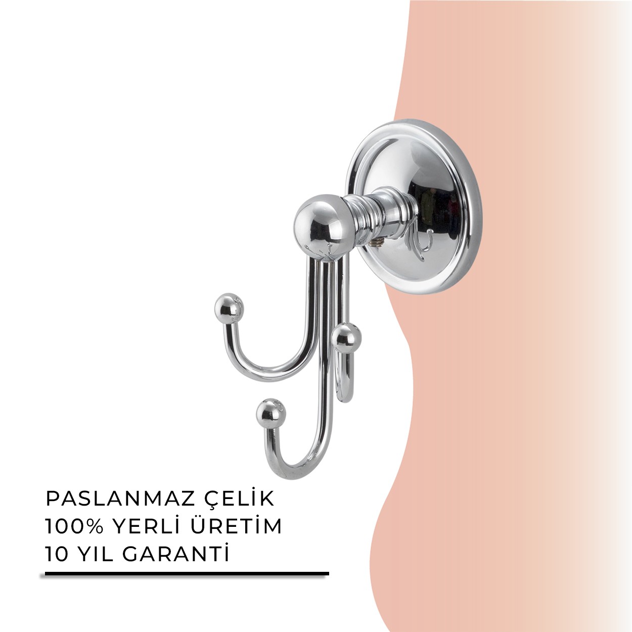 İGK YAPI | CLK Banyo Bella Klasik Üçlü Askılık (40-009)