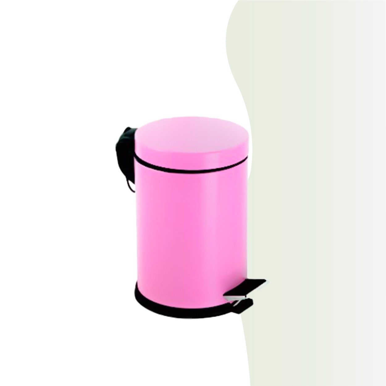 İGK YAPI | CLK Banyo Pedallı Çöp Kovası 3lt Pembe (70-215)