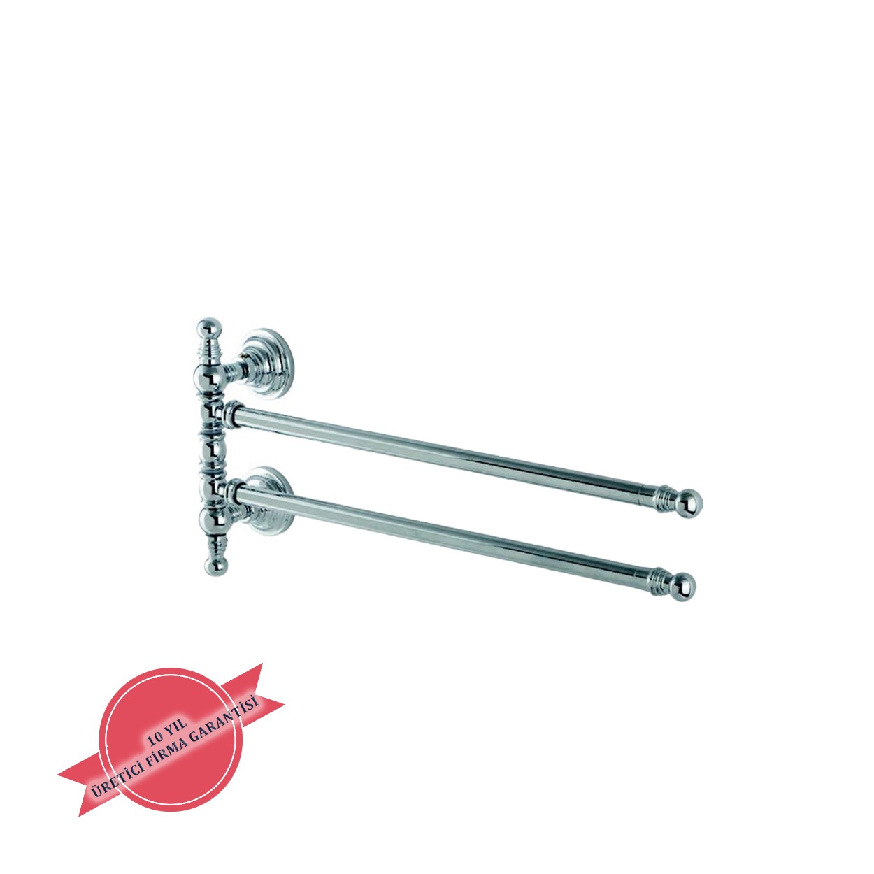 İGK YAPI - ÇELİK BANYO OTTOMAN İKİLİ DÖNER HAVLULUK (OT10-010)