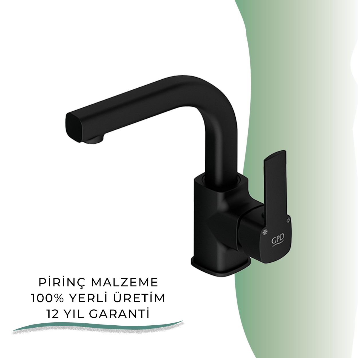İGK YAPI - GPD MTL160-S Pedra Tek Gövde Lavabo Bataryası