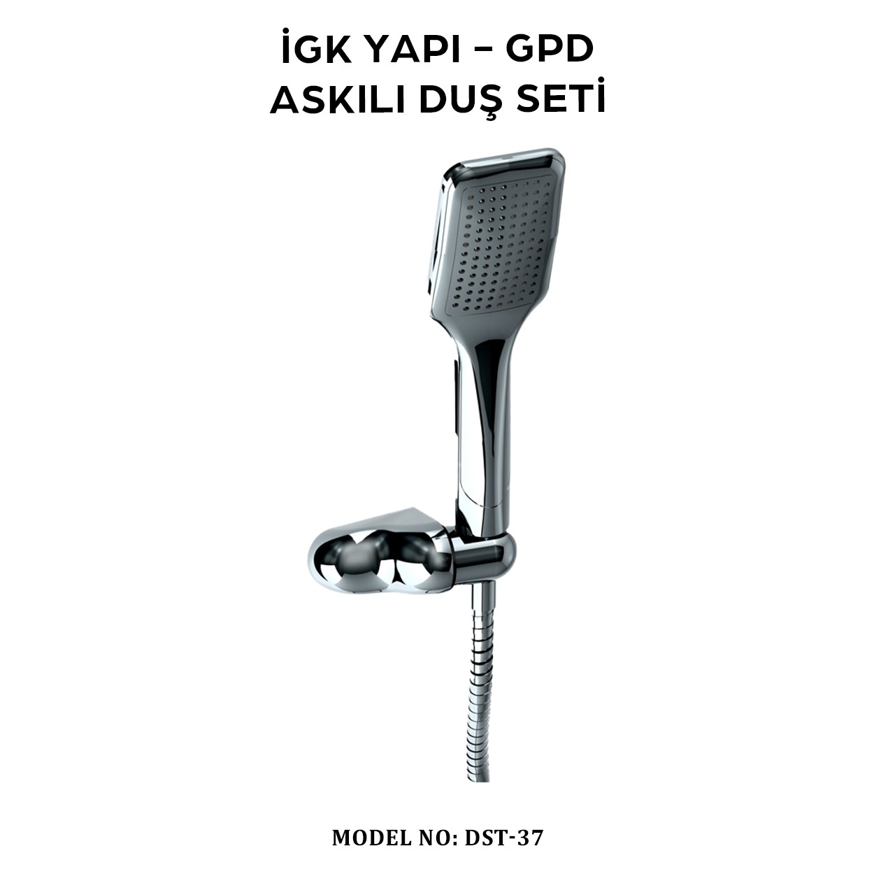 İGK YAPI - GPD DST37 ASKILI DUŞ SETİ (TEK FONKSİYONLU 80X125)