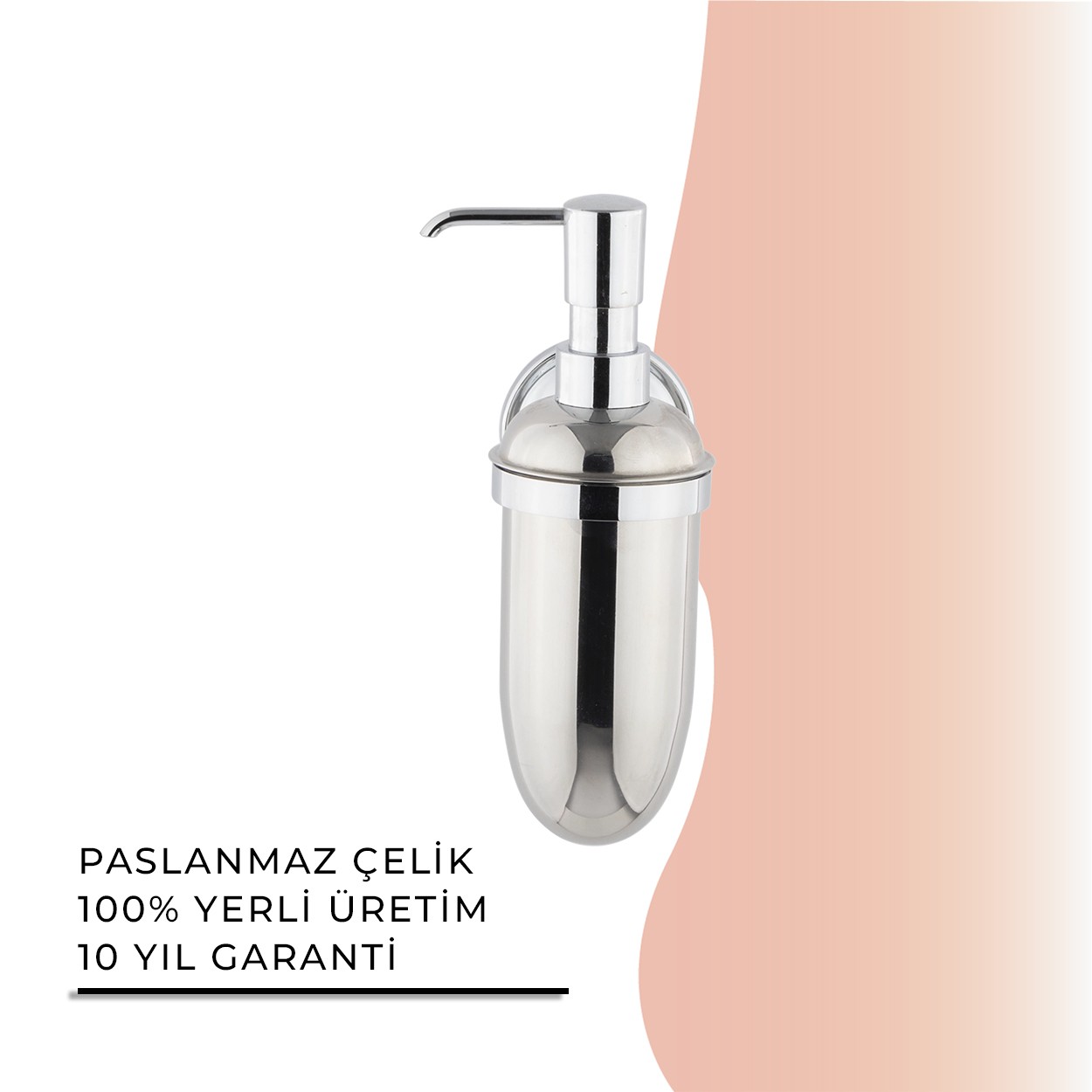 İGK YAPI | CLK Banyo Bella Montajlı Sıvı Sabunluk Krom (BS10-014)