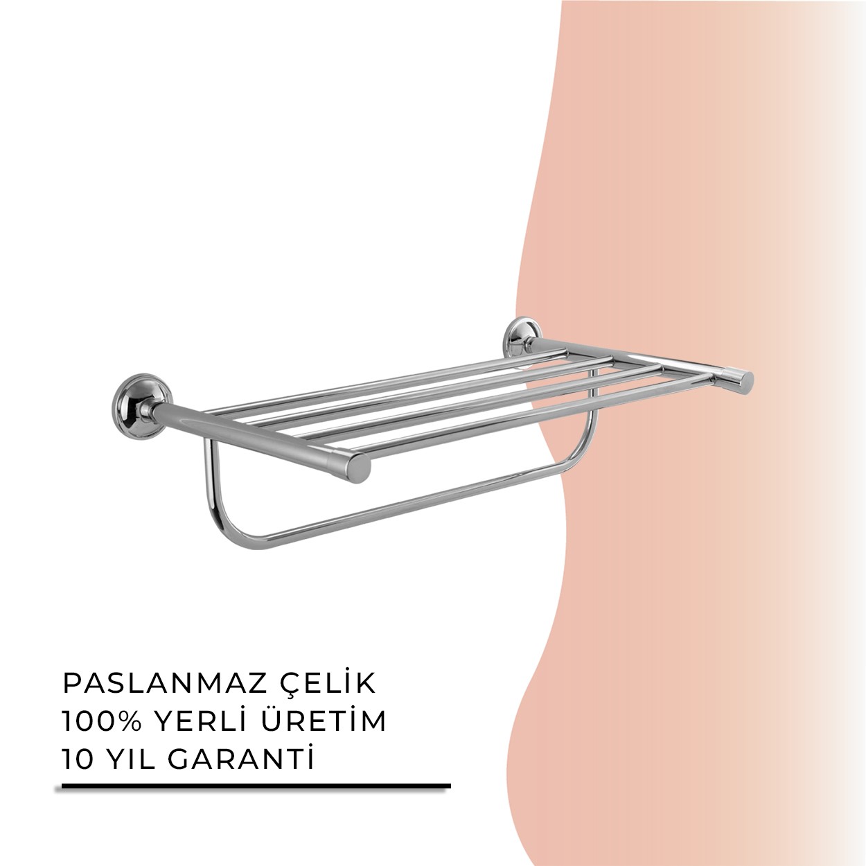 İGK YAPI | CLK Banyo Bella Montajlı Raf Havluluk 50cm (30-001)