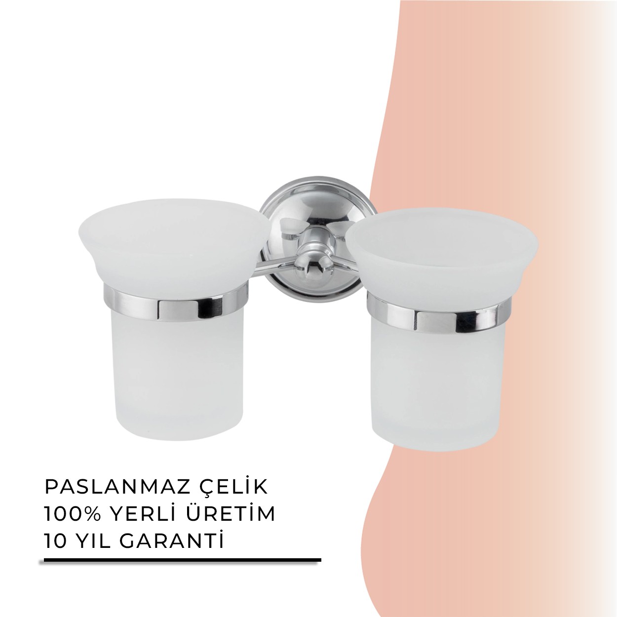 İGK YAPI | CLK Banyo Bella Erciyes Çiftli Diş Fırçalık (50-035)