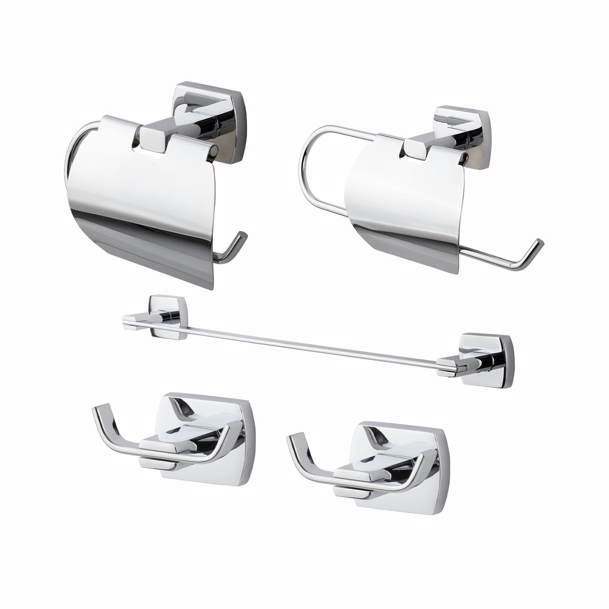 İGK YAPI | CLK Banyo Milano Serisi Banyo Aksesuar Seti -12(5 Parça)