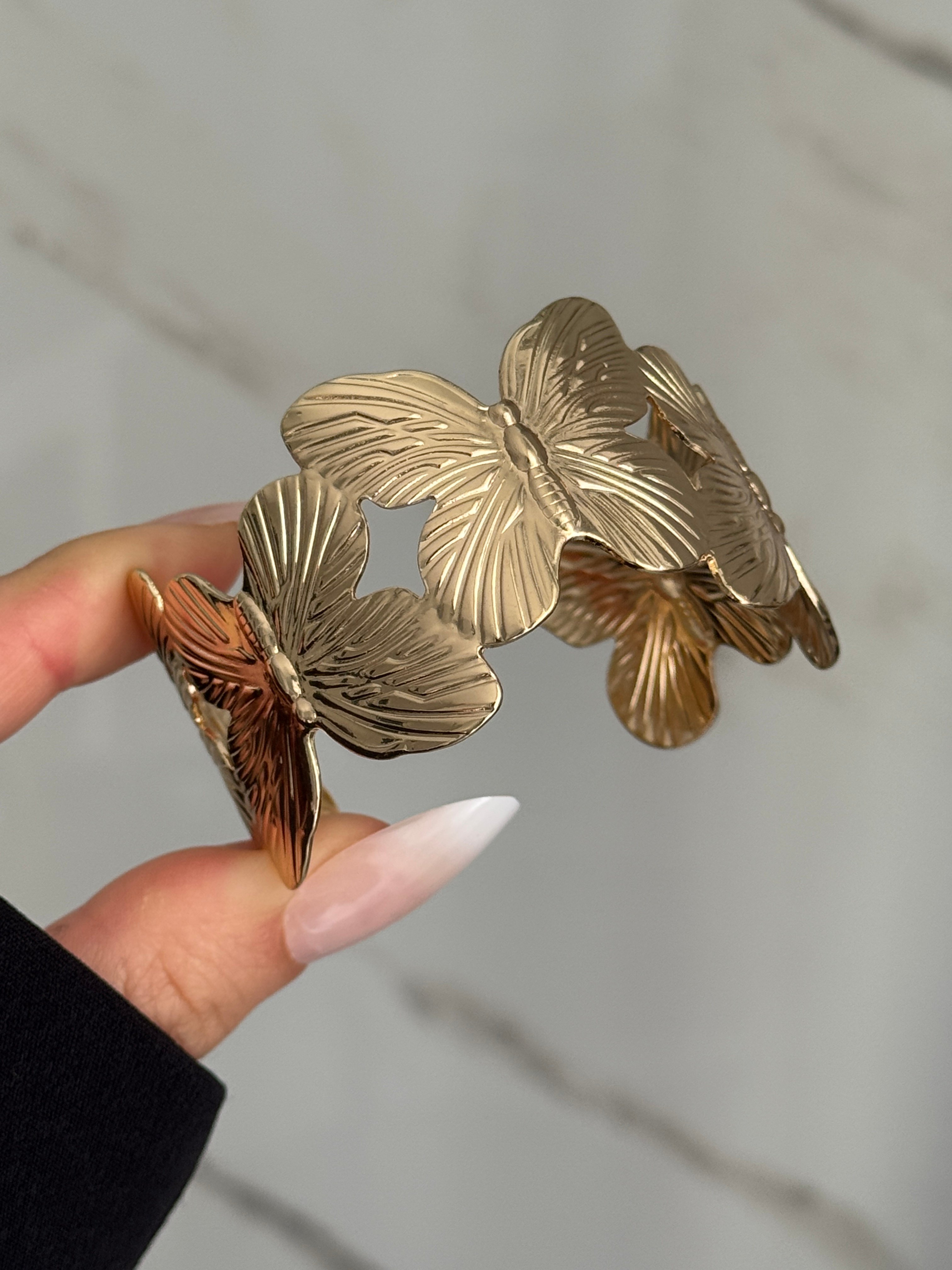 Vintage Butterfly Kelepçe