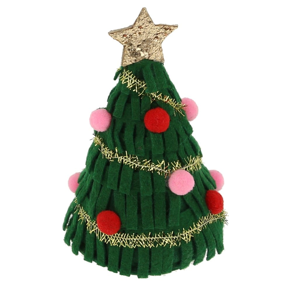 Big Christmas Tree Hair Clip - Yeni Yıl Ağacı Tokası