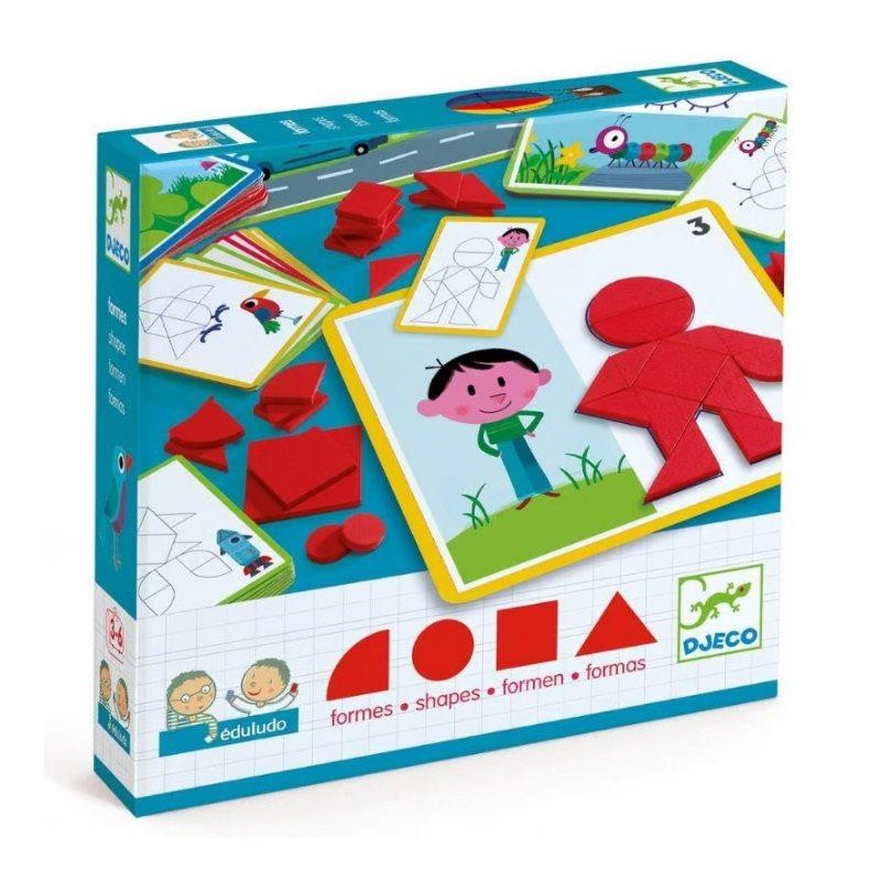 Djeco Beceri Oyunları - Eduludo Shapes