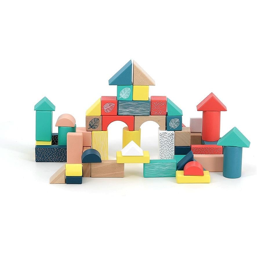 Ahşap Bloklar - 54 Parça