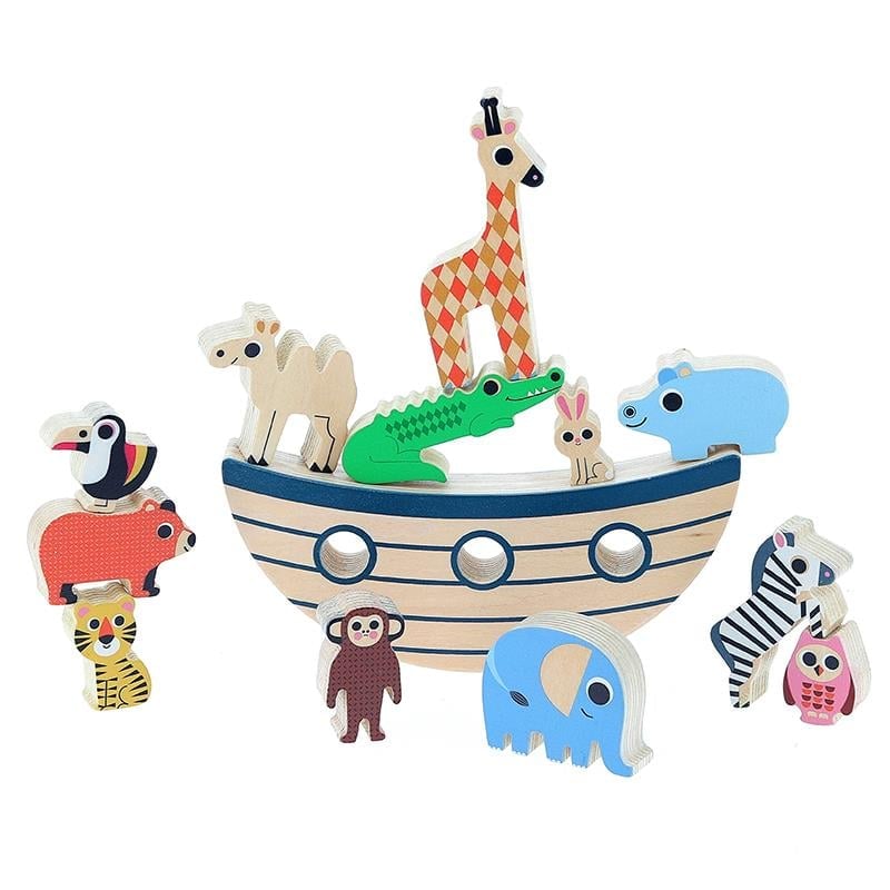 Ahşap Denge Oyunu - Hayvanlar Gemisi