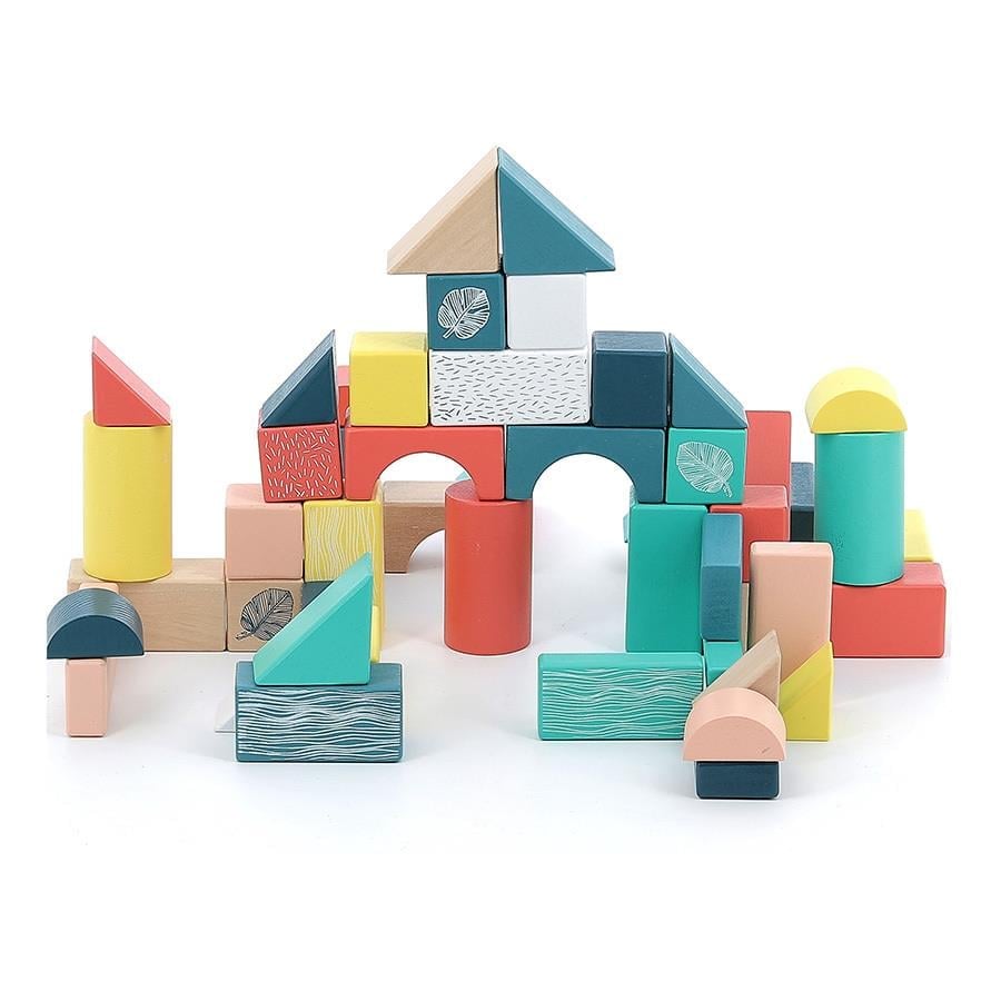 Ahşap Bloklar - 54 Parça