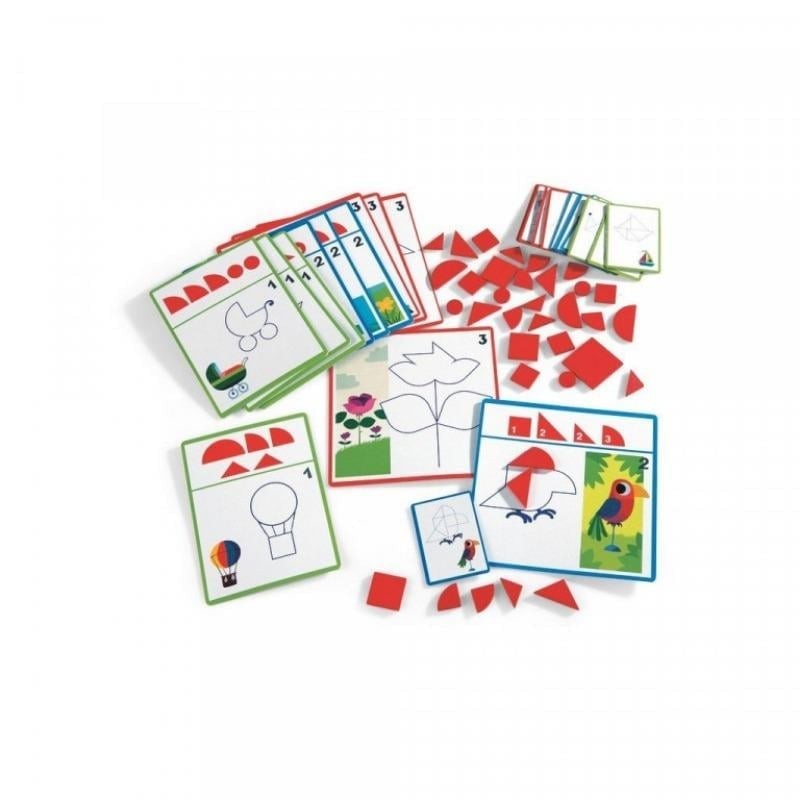 Djeco Beceri Oyunları - Eduludo Shapes