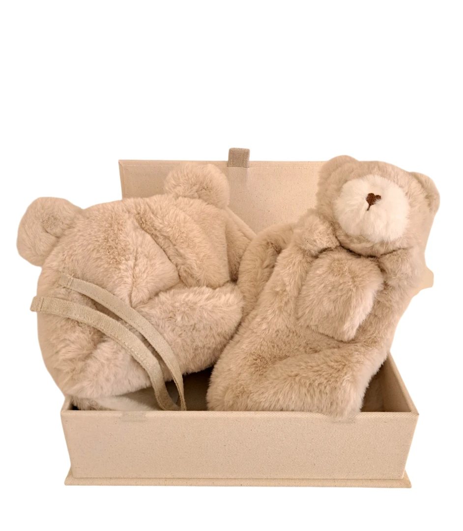 Teddy Peluş Atkı-Bere Takım