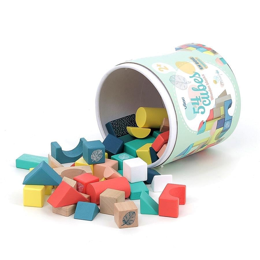 Ahşap Bloklar - 54 Parça