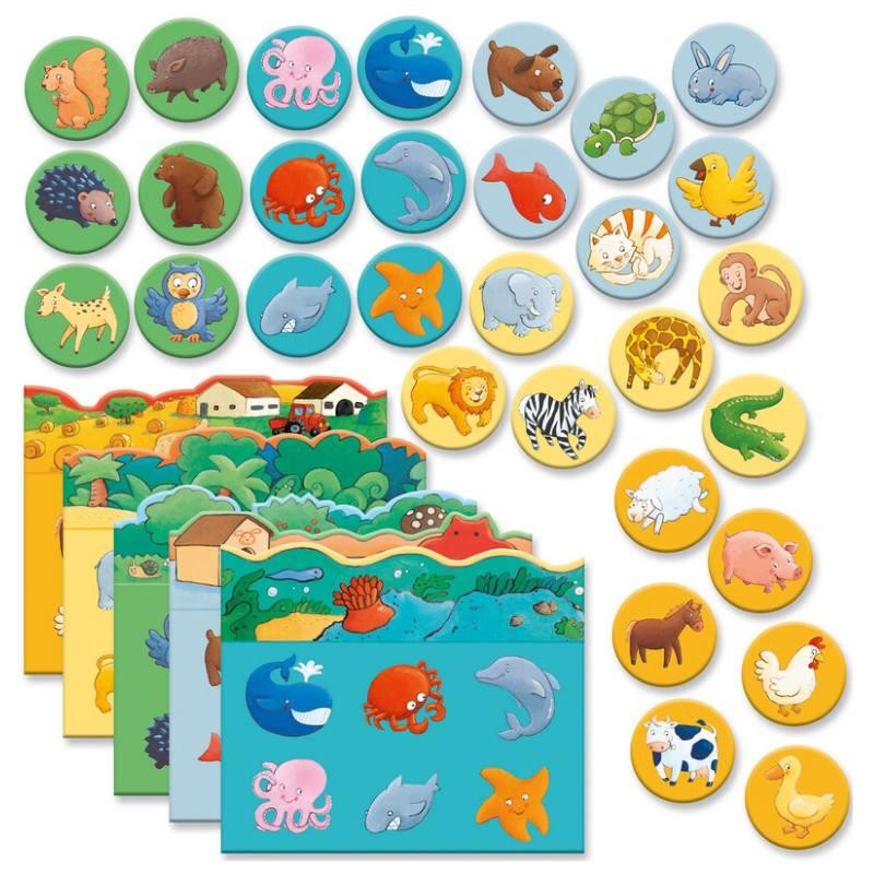 Djeco Tombala Oyunları - Animals Lotto