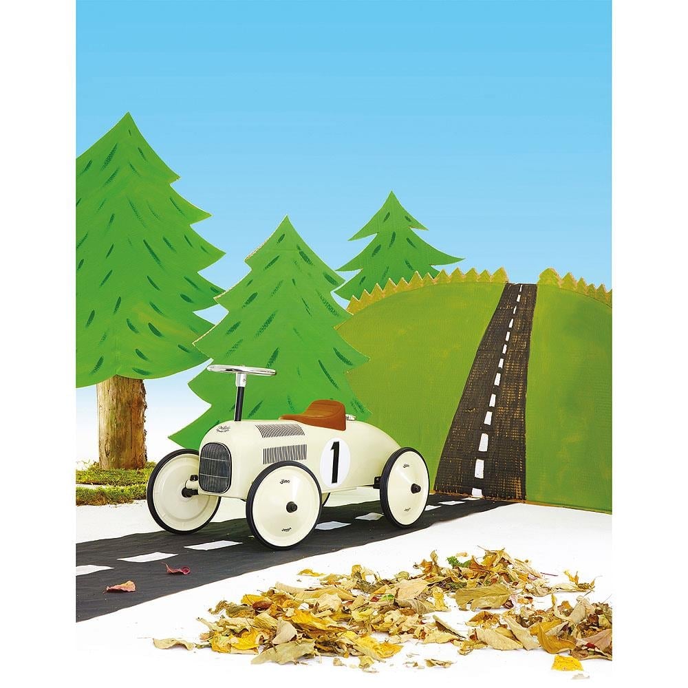 Vintage Klasik Araba - Krem