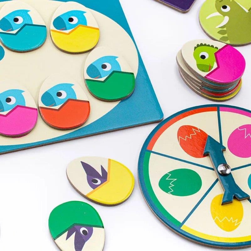 Djeco Domino 3'lü Kutu Oyunu - Dino