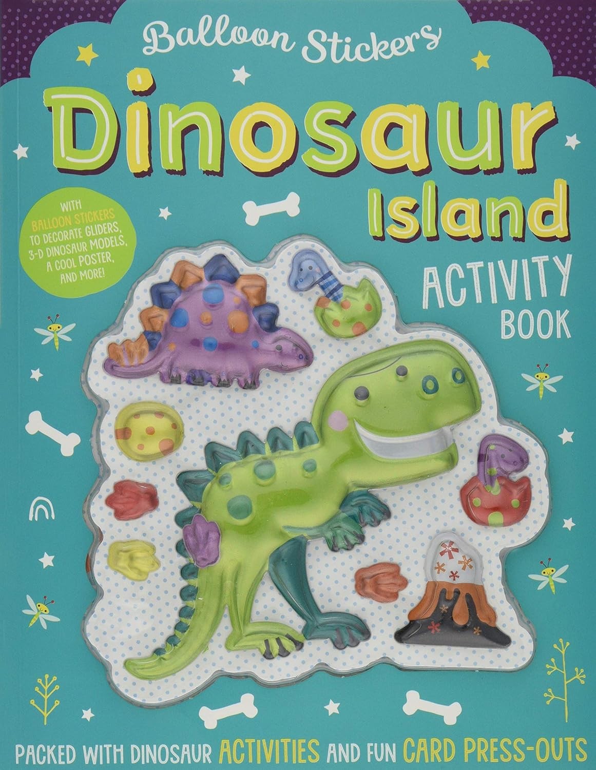 Balloon Stickers Dinosaur Island Activity Book