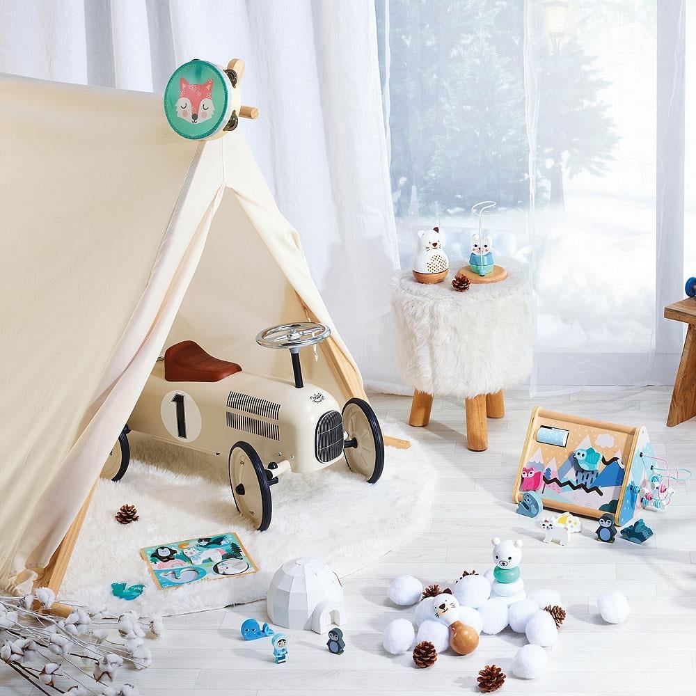 Vintage Klasik Araba - Krem