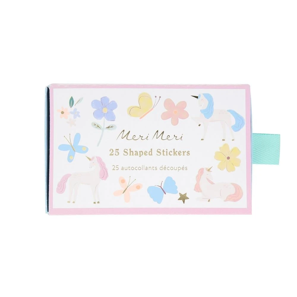 Die-Cut Unicorn Sticker - 25 Adet