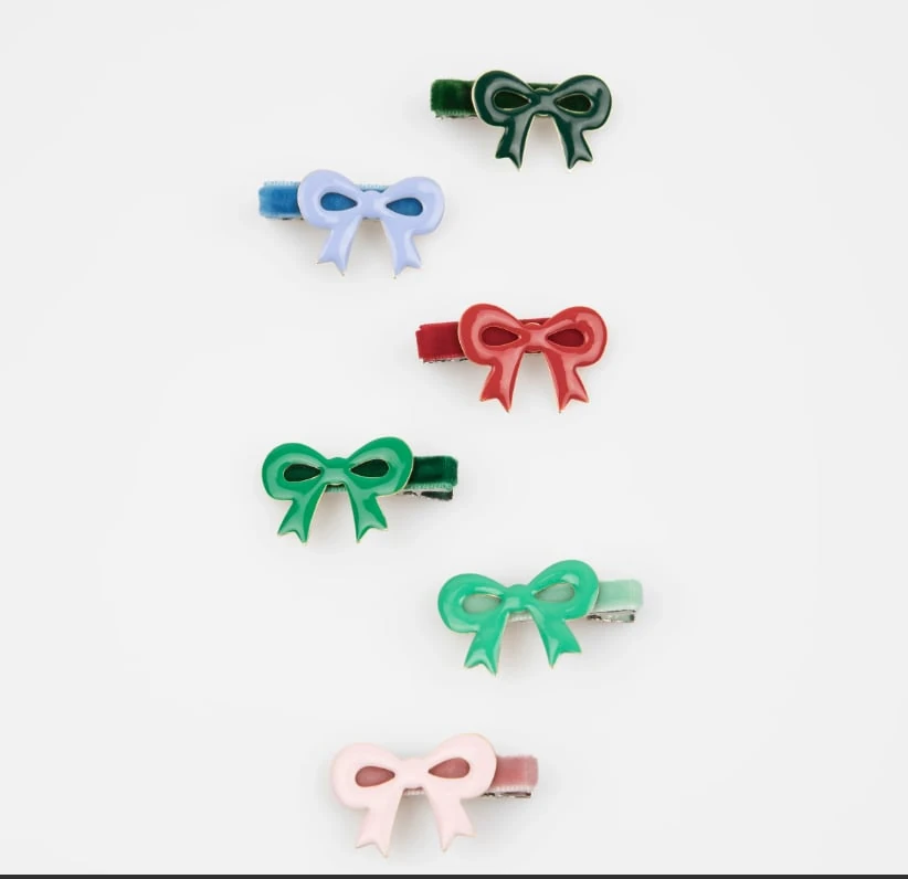 Fiyonklu Saç Tokaları - 6 Adet