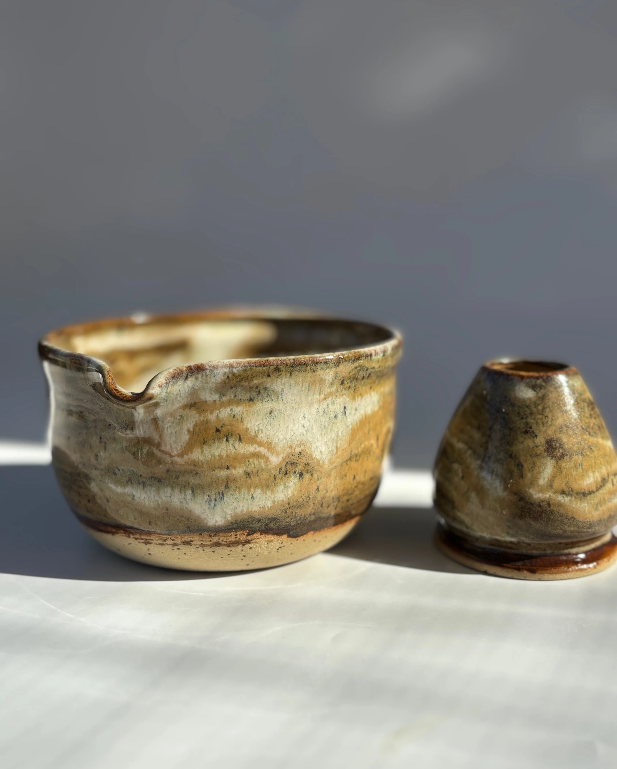 Matcha Kasesi ve Whisk Tutucu 